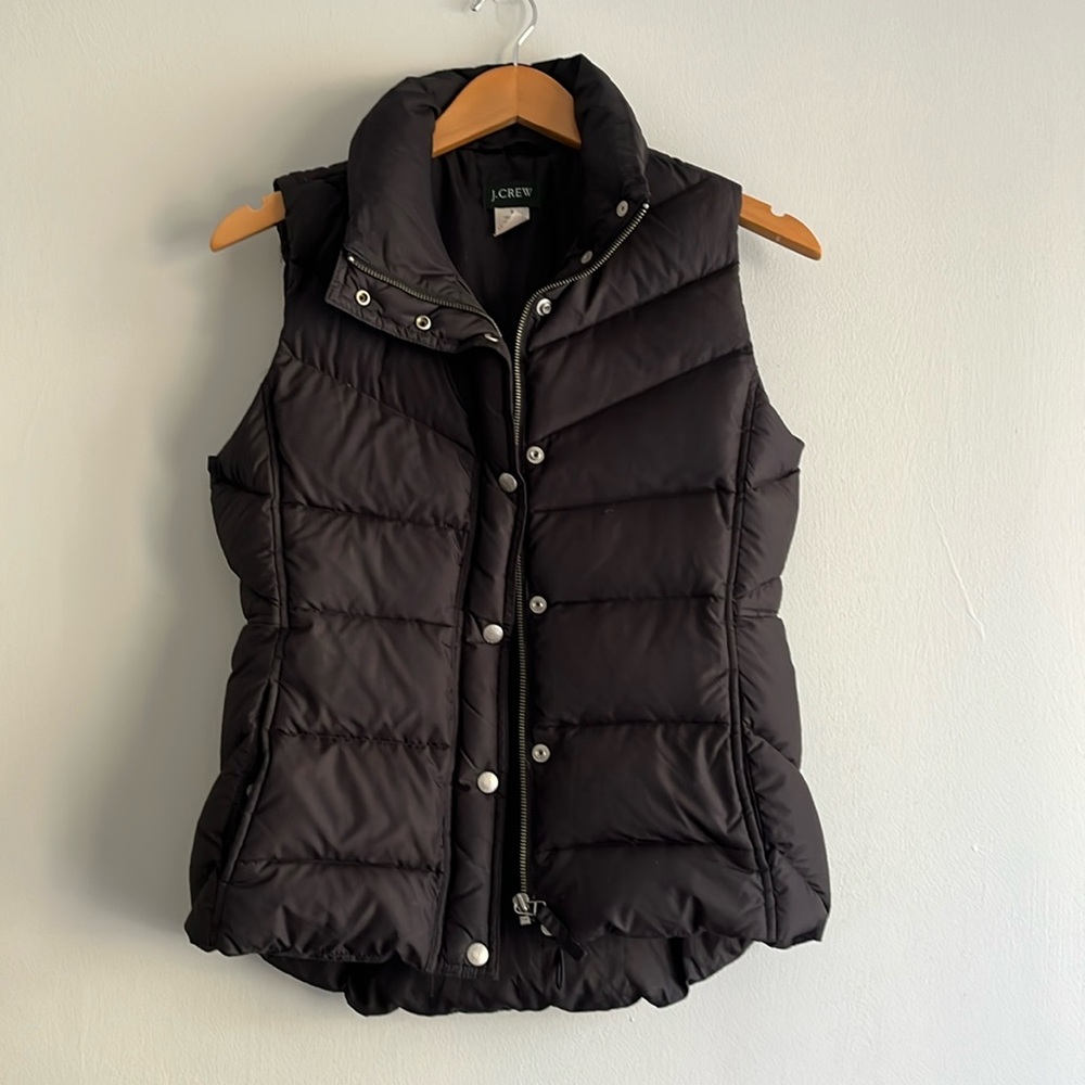 J Crew goose down vest